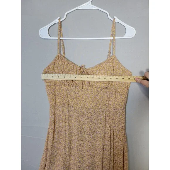 Aeropostale Ditzy Floral Midi Sundress Juniors Medium Cottagecore Dainty Prairie - Picture 4 of 9
